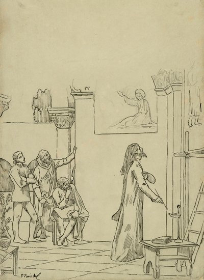Studera för L av Pierre Puvis de Chavannes