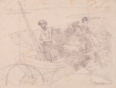 Den stackars fiskaren av Pierre Puvis de Chavannes