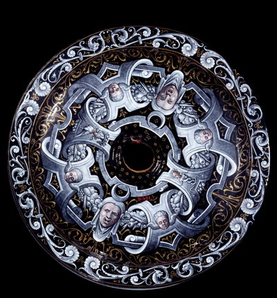 Enamaille platt baksida tillskriven Pierre Reymond (aktiv 1537-efter 1584) 1569. Paris, Louvren av Pierre Reymond