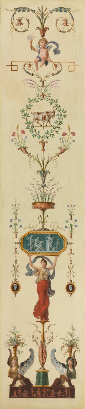 Dekorativ panel, 1790-tal. av Pierre Rousseau