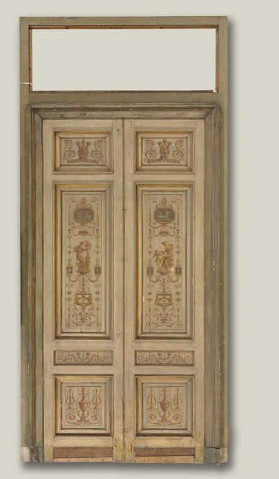 Dubbelbladiga dörrar, 1790-tal. av Pierre Rousseau