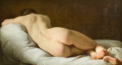 Naken kvinna (olja på duk) av Pierre Subleyras