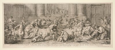 La Madeleine aux pieds de J?sus (banketten i fariséen Simons hus) av Pierre Subleyras