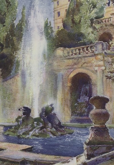Tivoli, Villa DEste av Pierre Vignal