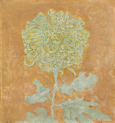 Krysantemum av Piet Mondrian