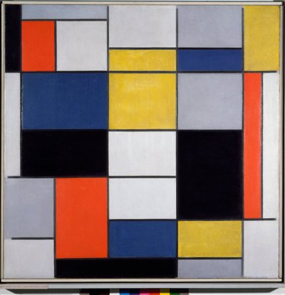 Komposition A (olja på duk av Piet Mondrian
