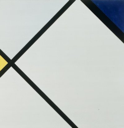 Komposition nr 1 av Piet Mondrian