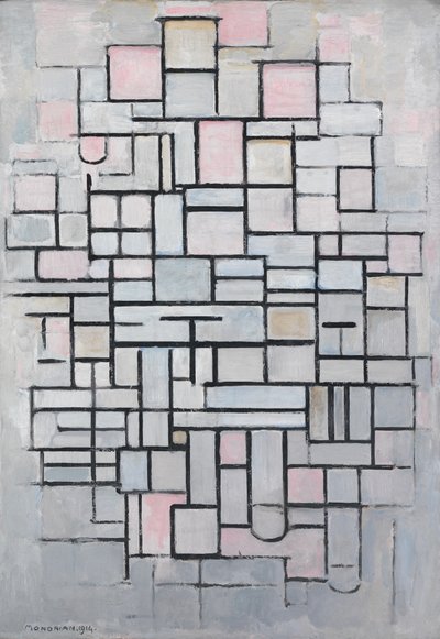 Komposition nr. IV av Piet Mondrian