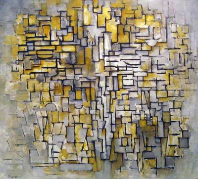 Komposition nr VII, 1913. av Piet Mondrian 1872 – 1944 av Piet Mondrian