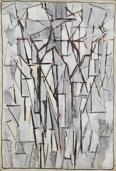 Kompositionsträd 2, 1912-13 av Piet Mondrian