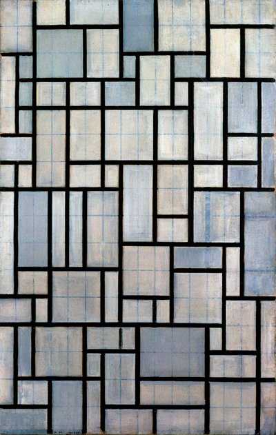 Komposition med Grid 2, 1915 av Piet Mondrian