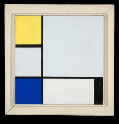 Komposition mit Gelb, Blau, Schwarz und Hellblau av Piet Mondrian