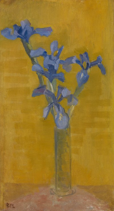 Iris, ca 1910 (olja på duk) av Piet Mondrian