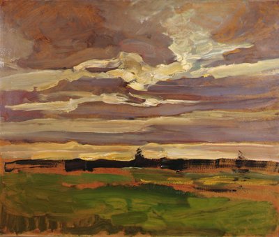 Månlandskap av Piet Mondrian