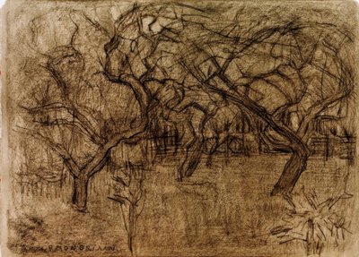 Fruktträdgård av Piet Mondrian
