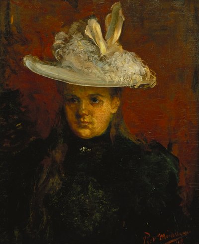 Princesje, ca 1898 (olja på duk) av Piet Mondrian