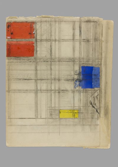 Studie för en komposition av Piet Mondrian