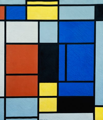 Tablå nr.1 av Piet Mondrian