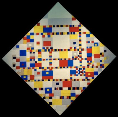 Victory Boogie Woogie av Piet Mondrian