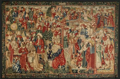 Liknelsen om arbetarna i vingården, ca 1500 (gobeläng) av Pieter (studio of) Coecke van Aelst