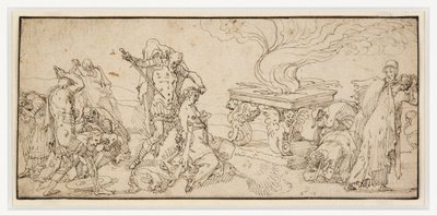 Offret av Iphigenia av Pieter Aertsen