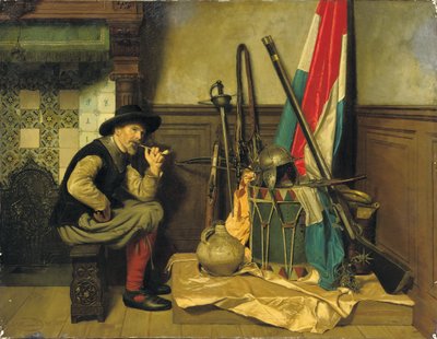 Den rökande soldaten av Pieter Alardus Haaxman