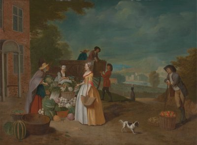 Grönsakssäljaren av Pieter Angillis