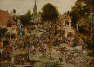 Bymässan Kermis, före 1565. av Pieter Balten