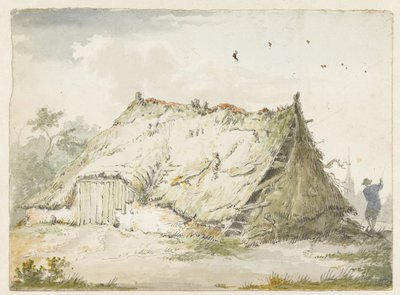 Förfallen gård av Pieter Bartholomeusz. Barbiers