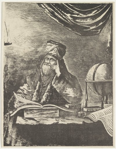 Lärare på sitt kontor av Pieter Bartholomeusz. Barbiers