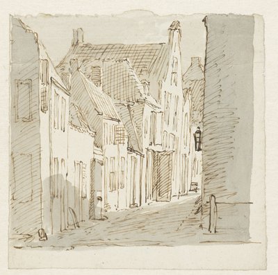 gatuvy av Pieter Bartholomeusz. Barbiers