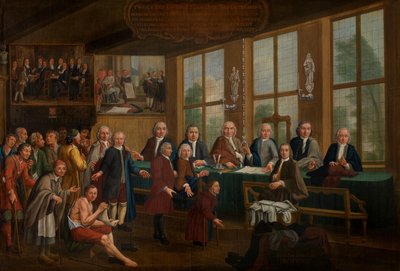 The Oath of Tailors (olja på duk) av Pieter Beuckels