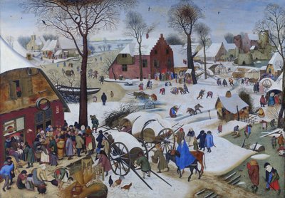 Folkräkningen i Betlehem av Pieter Breughel the Younger
