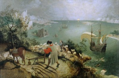 Landskap med Ikaros fall av Pieter Bruegel the Elder