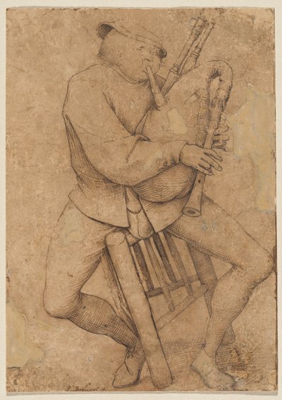 Säckpipsspelaren av Pieter Bruegel the Elder