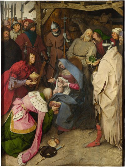 Konungarnas tillbedjan av Pieter Brueghel the Elder