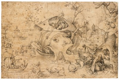 Sankt Antonius frestelse av Pieter Brueghel the Elder