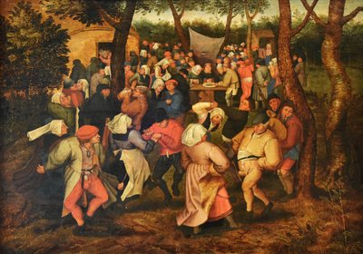 Holländska: Bondebröllopsdans av Pieter Brueghel the Younger