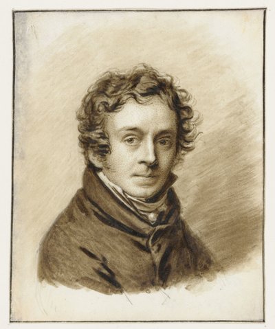 Självporträtt av Pieter Christopher Wonder av Pieter Christoffel Wonder