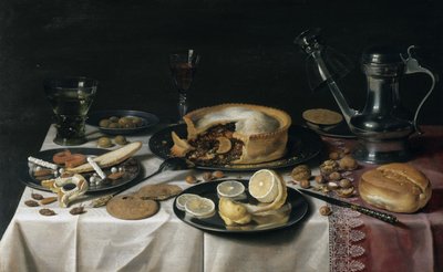 Stilleben, 1625-30 av Pieter Claesz