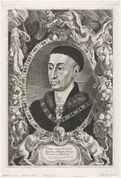 Filip den gode av Bourgogne av Pieter Claesz. Soutman