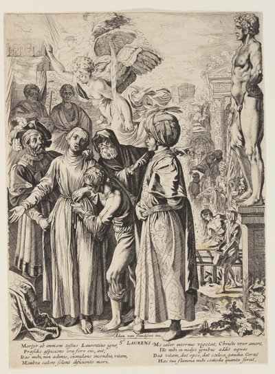 Sankt Lawrence martyrskap av Pieter Claesz. Soutman