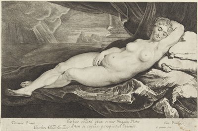 Venus av Danae av Pieter Claesz. Soutman