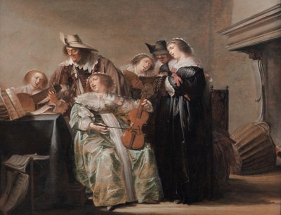 Ett musikaliskt sällskap av Pieter Codde