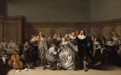 Ett elegant företag, 1632 av Pieter Codde
