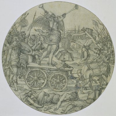 Triumph of Fame av Pieter Coecke van Aelst (I) (workshop of)
