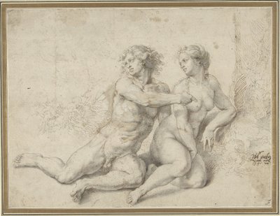 Fall, Adam och Eva av Pieter Coecke van Aelst (I)