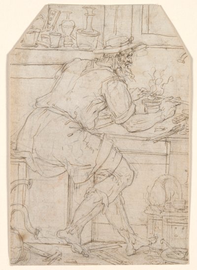 Hantverkare på jobbet av Pieter Coecke van Aelst