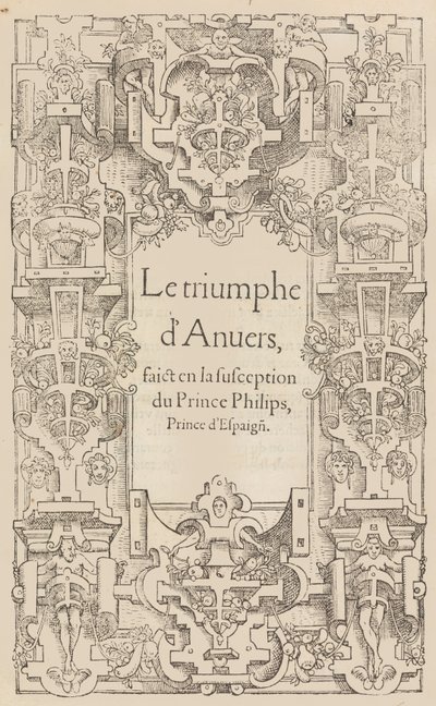Antwerpens triumf gjordes i misstanke av prins Philips, prins av Spanien, 1550. av Pieter Coecke van Aelst
