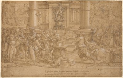 Offret i Lystra av Pieter Coecke van Aelst